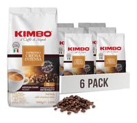 Kimbo Crema Intensa Caffè in Grani 6 Kg (6 Confezioni da 1 Kg) Scadenza 05/2027