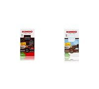 Kimbo Espresso Napoletano Formula Bar Cialde Compostabili ESE - 8 Pacchi da 15 Cialde & Decaffeinato, 8 Pacchi da 15 Cialde (Totale 120 Cialde)