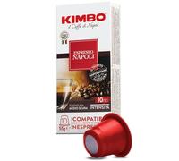 Kimbo Espresso Napoli - 100 Capsule Compatibili con Nespresso Original | 10 Confezioni da 10 | Tostatura Scura | Intensità 10/13 | Aroma Ricco e Persistente*
