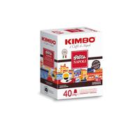Kimbo, Espresso Napoli, 200 Capsule Caffè Compatibili Nespresso®* Original®*, Miscela Forte e Corposa, Intensità 10/13, Tostatura Medio-Scura, 5 Pack da 40 Capsule