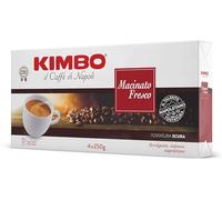 Kimbo Macinato Fresco 4 buste da 250g Imported from Italy by Kimbo