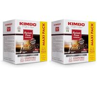 Kimbo, Macinato Fresco, 60 Capsule Caffè in Alluminio Compatibili Nespresso®* Original®*, Miscela Forte e Corposa, Intensità 11/13, Tostatura Scura, 2 Pack da 30 Capsule (Confezione da 2)