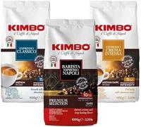 Set Degustazione Caffè Kimbo in grani: Classico, Espresso Napoli e Crema Intensa 1 kg x 3