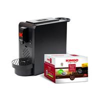 Kimbo Nuova Macchina a cialde Up nera + 50 Cialde Macinato Fresco uso domestico design elegante e compatto