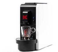 Nuova Macchina a cialde bianca e nera - Kimbo Up + 50 Cialde Macinato Fresco uso domestico design elegante e compatto