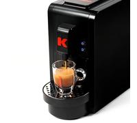 Kimbo Nuova Macchina a cialde Up nera + 50 Cialde Macinato Fresco uso domestico design elegante e compatto