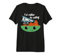 Kimchi Carino Coreano Fermentato Cibo Maglietta Premium