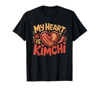 Kimchi Coreano Amante Americano Maglietta