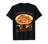 Kimchi Hangul carattere cibo coreano Corea Hangeul Maglietta