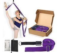 KimDaro - Asta per gambe, flessibilità e cinghia per le gambe, ideale per balletto, danza e ginnastica o qualsiasi sport per la flessibilità delle gambe, per allenatori di alta qualità (viola scuro)