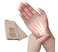 KimDaro Guanti a compressione per polso e pollice (1 paio),traspiranti,con cuscinetti in gel morbido,per tendinite,artrite,tunnel carpale,per alleviare il dolore alle articolazioni di mano,polso,