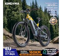 KIMDYMA PH001 Bici Elettrica Per Adulti 48V20AH Batteria 250W/1000W Motore 27.5*2.8 Pollici Sensore di Coppia Dei Pneumatici Bici Elettrica Off-road Ebike Blue 1000W 48V 20AH