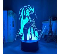 Kimetsu no Yaiba Muichiro Tokito Luce notturna a led per arredamento camera da letto Regalo Nightlight Anime 3d Lampada Muichiro Tokito Demon Slayer