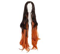 Kimetsu no Yaiba Nezuko Kamado Cosplay Wig Long Heat Resistant Synthetic Hair Wig + Wig Cap