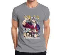 Kimetsu no Yaiba Tengen Uzui Sound Hashira - Maglietta da uomo, grigio., L