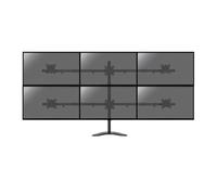 KIMEX 015-1156 Supporto da scrivania per 6 Monitor PC 17"-32"
