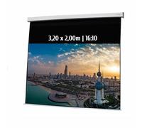 KIMEX 042-3439 Schermo di Proiezione Elettrico 3,20 x 2,00m- Formato 16:10
