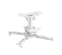 KIMEX 052-3000 Supporto a soffitto per proiettore, Altezza 25cm, Bianco