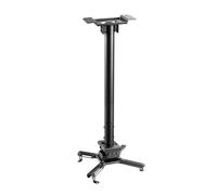 KIMEX 052-3011 Supporto a soffitto per proiettore, Altezza regolabile 60-90cm, Nero