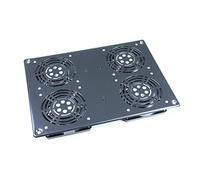 KIMEX 110-0203 Gruppo di 4 ventole a Soffitto per Armadio Rack 19"
