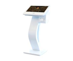 KIMEX - Chiosco interattivo Touch screen 21.5'' - Windows 10 - con lettore di codici QR e stampante - 165-2201