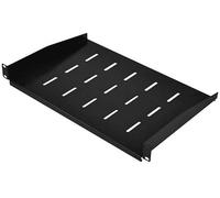 KIMEX Mensola Ripiano fisso per rack 19'', Profondità 25cm, Altezza 1U