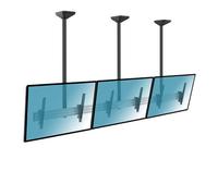 Kimex Menu Board Supporto da soffitto per 3 schermi TV 50"-55" Altezza 150 cm VESA 600x400 Max. 50Kg