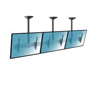 Supporto TV KIMEX Supporto da soffitto menu board per 3 schermi 45''-50'' - Altezza 100cm da 45 " a 50 ", portata max 150 kg, VESA max 200x200 min, 600x400 max