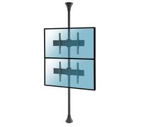 Kimex Supporto Da Pavimento/Soffitto Inclinabile per 2 Schermi TV 32''- 75'' VESA 600x400 Max 30Kg