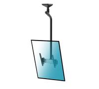 Kimex Supporto da Soffitto Inclinabile per TV 43"-75" Modalità Verticale Altezza 175cm VESA 400x400 Max 50Kg