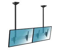 Kimex Supporto da Soffitto per 2 Schermi TV 45"-55" Altezza 150cm VESA 600x400 Max 50Kg
