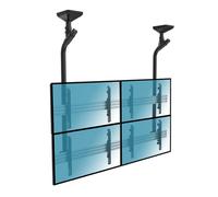 Kimex Supporto da Soffitto per 4 Schermi TV 45"-55" VESA 600x400 Max 50Kg