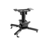 KIMEX 052-3001 Supporto a soffitto per proiettore, Altezza 25cm, Nero
