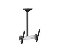 Supporto TV KIMEX Supporto da soffitto inclinabile per 1 schermo 43''-55'' - Altezza 100 cm da 43 " a 55 ", portata max 50 kg, VESA max 200x200 min, 600x400 max