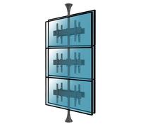 Kimex Supporto Inclinabile da Pavimento a Soffitto per 6 TV 32"-75" VESA 400x400 Max. 30Kg