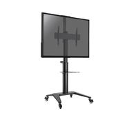 Kimex supporto mobile per schermi da 37″ a 70″ Supporto mobile professionale per schermi da 37" a 70", ideale per videoconferenze, con altezza