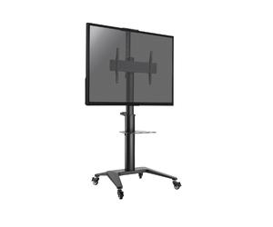 Kimex supporto mobile per schermi da 37″ a 70″ Supporto mobile professionale per schermi da 37" a 70", ideale per videoconferenze, con altezza