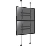 Kimex Supporto Pavimento-Soffitto per 2 TV 50"-100" Altezza 300cm VESA 800x600 Max. 90Kg