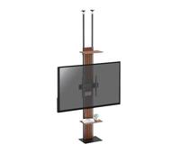 KIMEX - Supporto per TV - Montaggio a pavimento e soffitto - per TV 32"-65" - Altezza regolabile da 200 a 260 cm - 032-3265