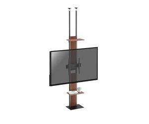 KIMEX - Supporto per TV - Montaggio a pavimento e soffitto - per TV 32"-65" - Altezza regolabile da 200 a 260 cm - 032-3265