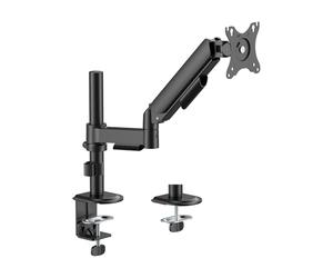 KIMEX Supporto schermo PC 1 schermo 17"-32" con asta nero 015-2703