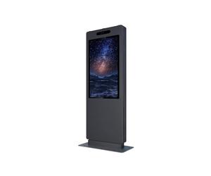 KIMEX - Totem video - Schermo da 55" - Outdoor/Esterno - Full HD - Luminosità 3500 CD/m² - Uso 24 ore su 7 giorni