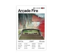 KIMEYT Poster Arcade Fire Poster, The Suburbs Album su tela, decorazione artistica da parete per soggiorno e camera da letto, 60 x 90 cm