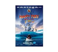 KIMEYT Poster del film d'animazione Happy Feet (1), stampa artistica da parete su tela, decorazione artistica da parete per soggiorno e camera da letto, 30 x 45 cm