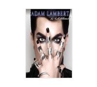 KIMEYT Poster su tela con Adam Lambert For Your Entertainment, 5 tracce extra, decorazione per camera da letto, ufficio, camera da letto, regalo, 20 x 30 cm