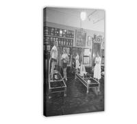 KIMEYT Poster su tela con Joseph Pilates Reformer Esercizi di Riformer, decorazione per camera da letto, ufficio, camera da letto, regalo, 30 x 45 cm