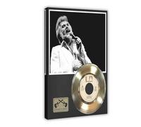KIMEYT Poster su tela di Kenny Rogers, decorazione artistica da parete per soggiorno, camera da letto, 20 x 30 cm
