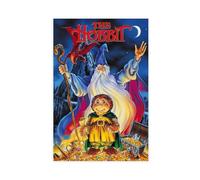 KIMEYT Poster su tela, motivo: Il Signore degli Anelli Lo Hobbit, poster su tela, decorazione per camera da letto, ufficio, camera da letto, regalo, 40 x 60 cm