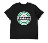 Kimi Raikkonen Leave Me Alone Circular Logo Poster O-Neck 100% Cotton Short Sleeve Unisex T-Shirt XXXL