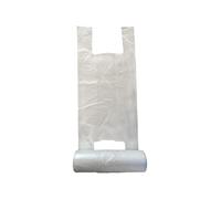 Kimicart®12 Rotoli di Sacchetti di Plastica con Manici 30x60 cm - 75 Buste in ogni rotolo - Ideali come Sacchetti per Frutta e Verdura